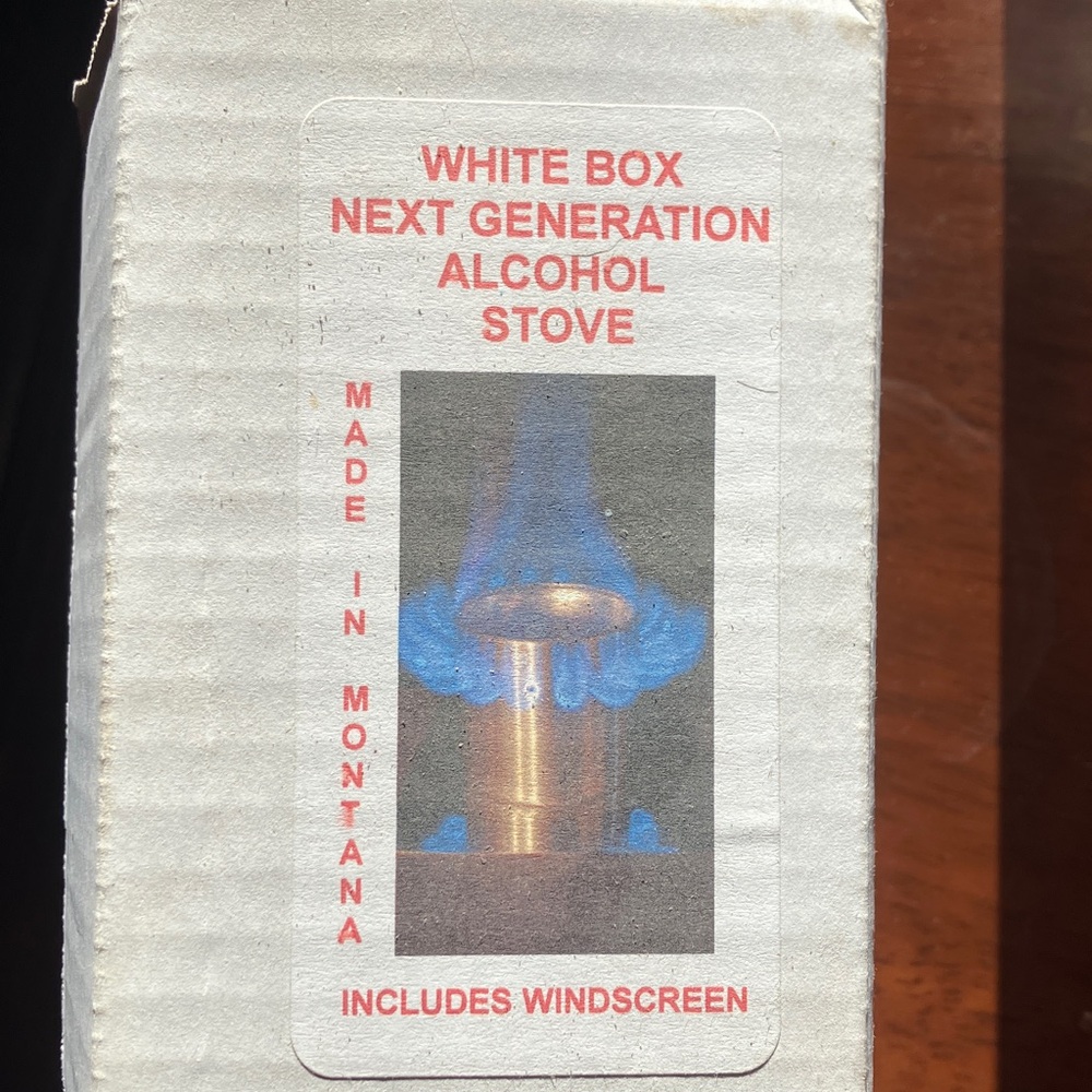 Alcohol Stove - Blue and Gold